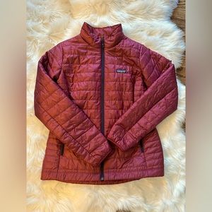 Patagonia Nanopuff in Rasberry large women’s- worn twice